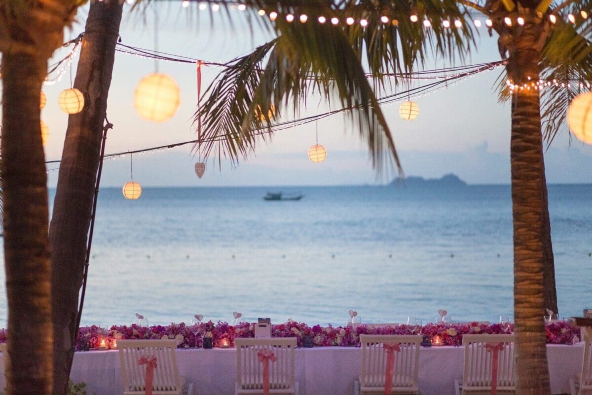 Luxury wedding, Belmond Napasai Koh Samui