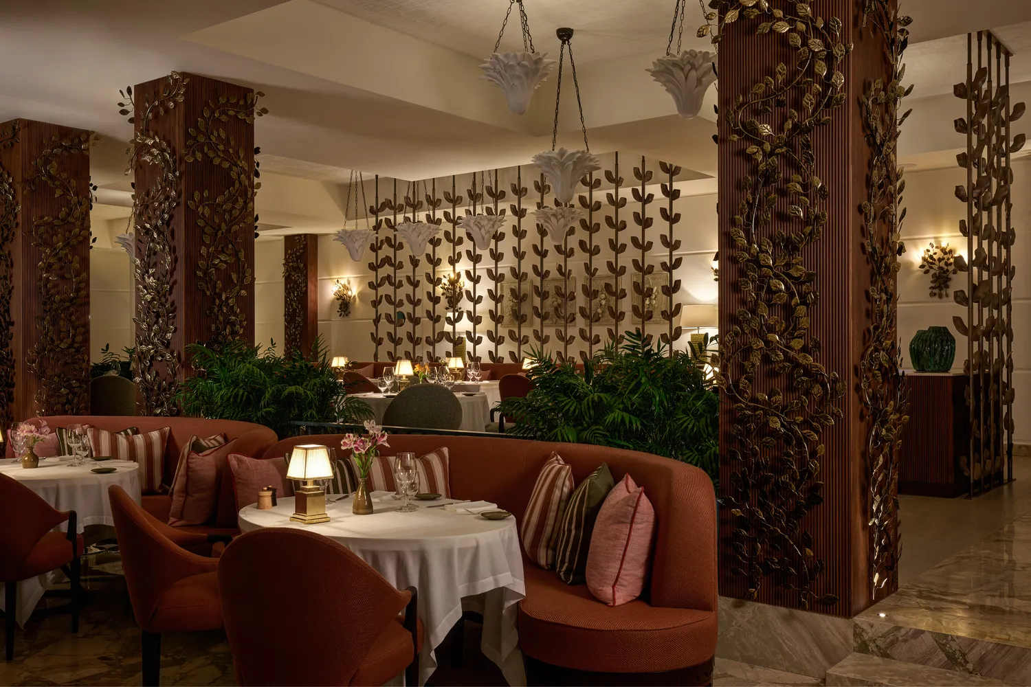 Elegant dining room at Verdura Resort in Sicily, perfect for a destination wedding.