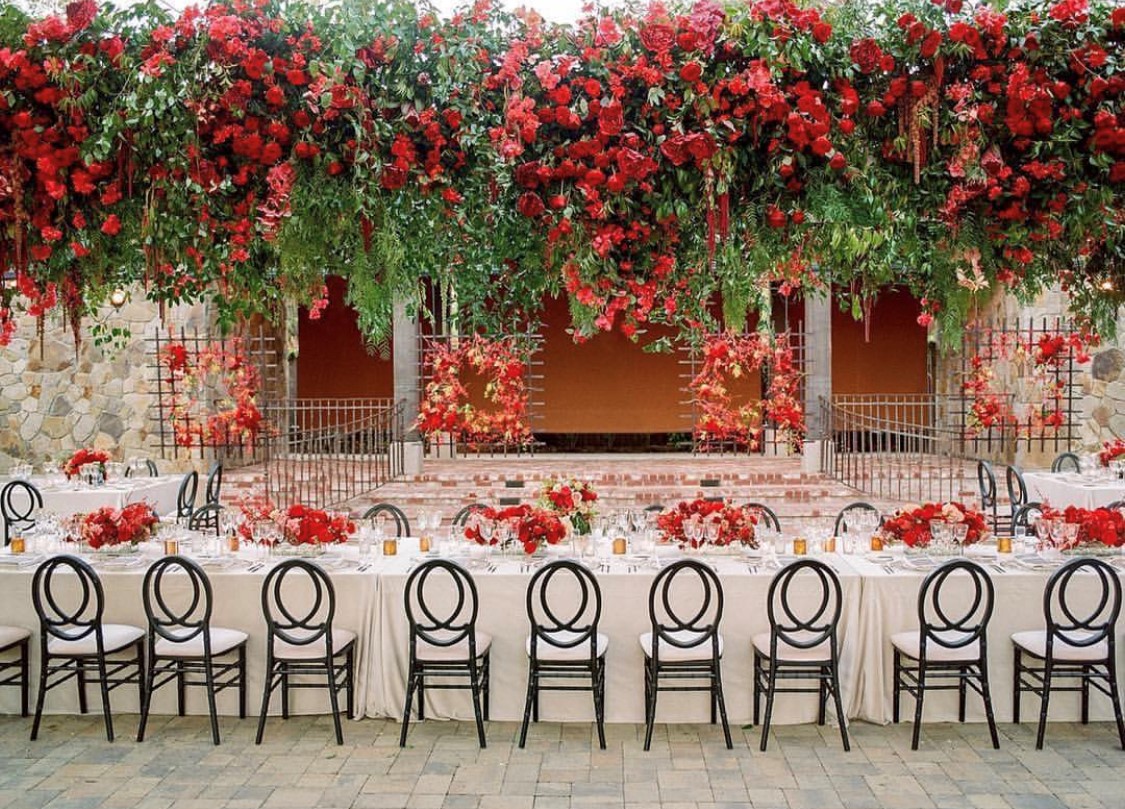 Tropical resort with palm trees and turquoise ocean lagoon
