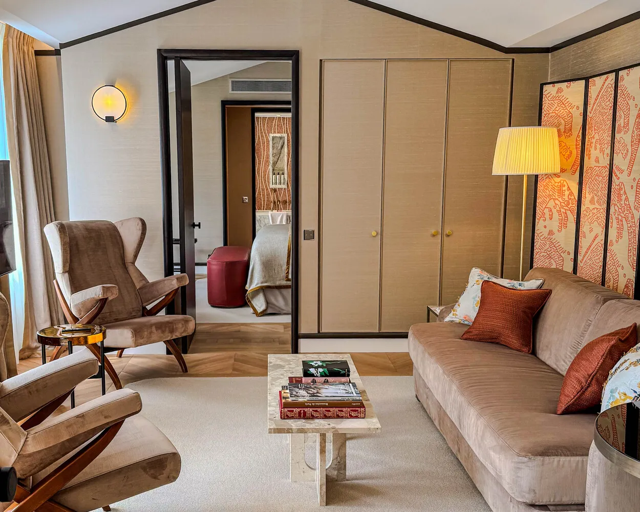 Luxurious Parisian hotel suite, perfect for a romantic wedding. Hotel de Sers.