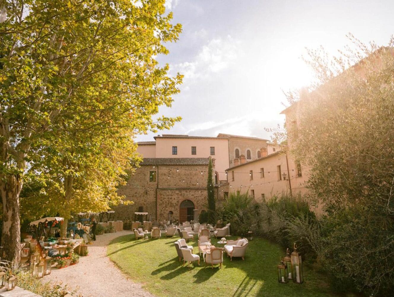 Destination wedding Italy, Castel Monastero