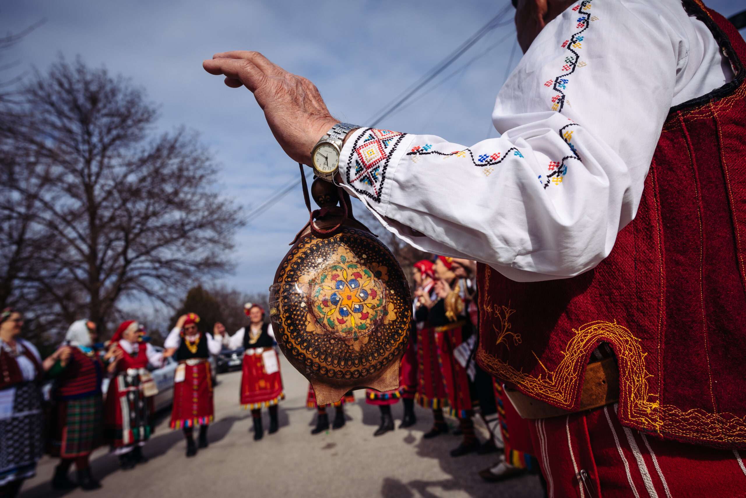 Uchisar, Cappadocia at sunset, showcasing fairy chimney rock formations and historic cave dwellings.