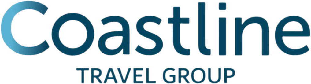 Coastline Travel Group logo featuring the company name in blue