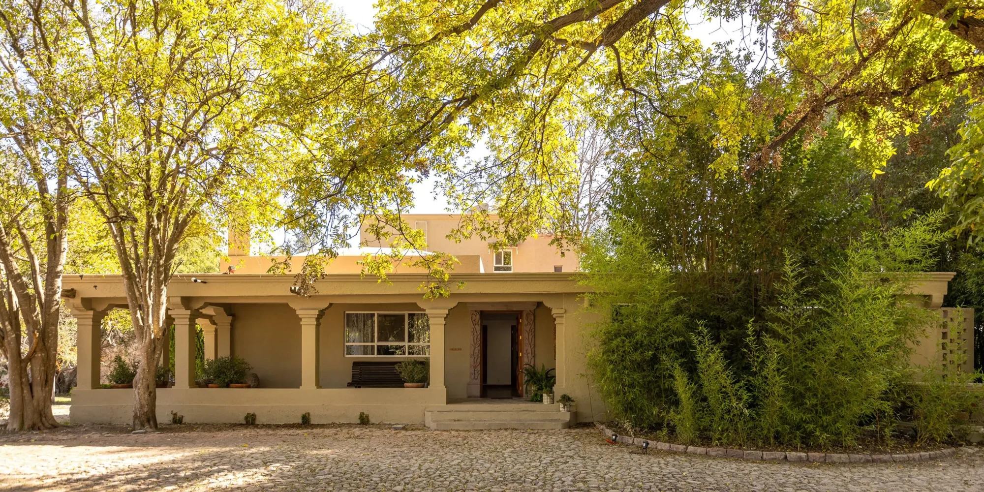 Entrance to a beautiful Mexican hacienda, perfect for a dream wedding in Mexico at Agua Bendita.