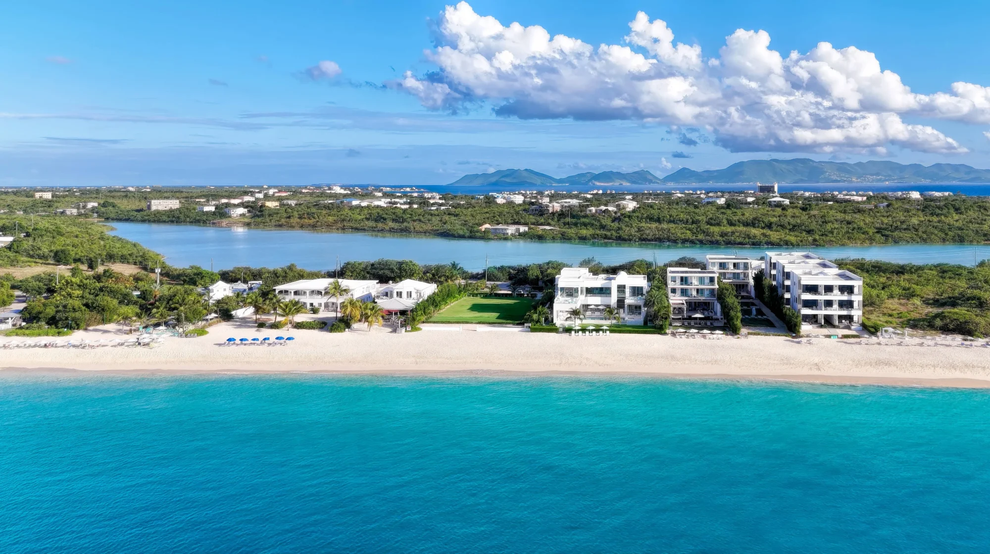 Luxury beachfront villas in Anguilla, perfect for a destination wedding.