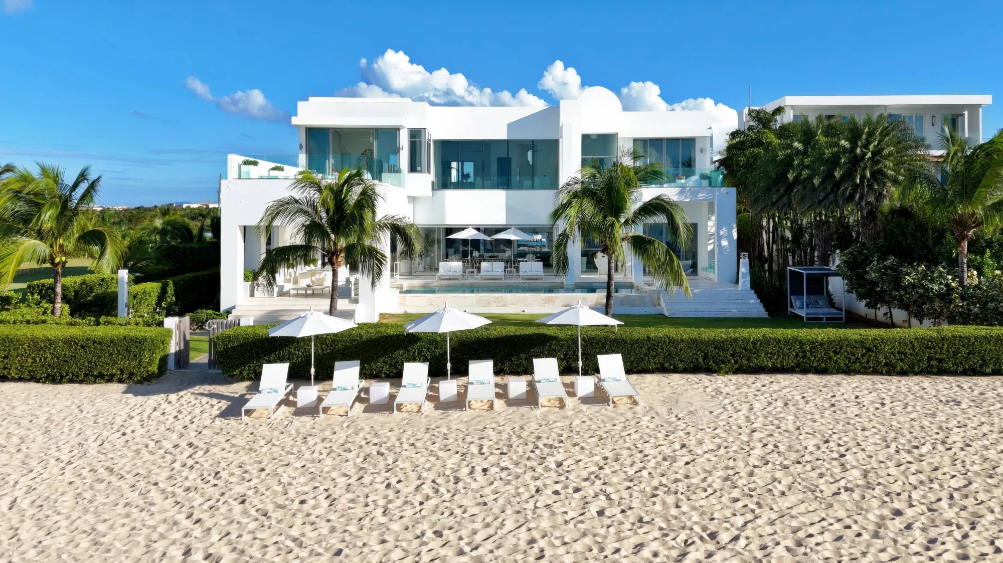Luxury beachfront villa in Anguilla, perfect for a destination wedding.