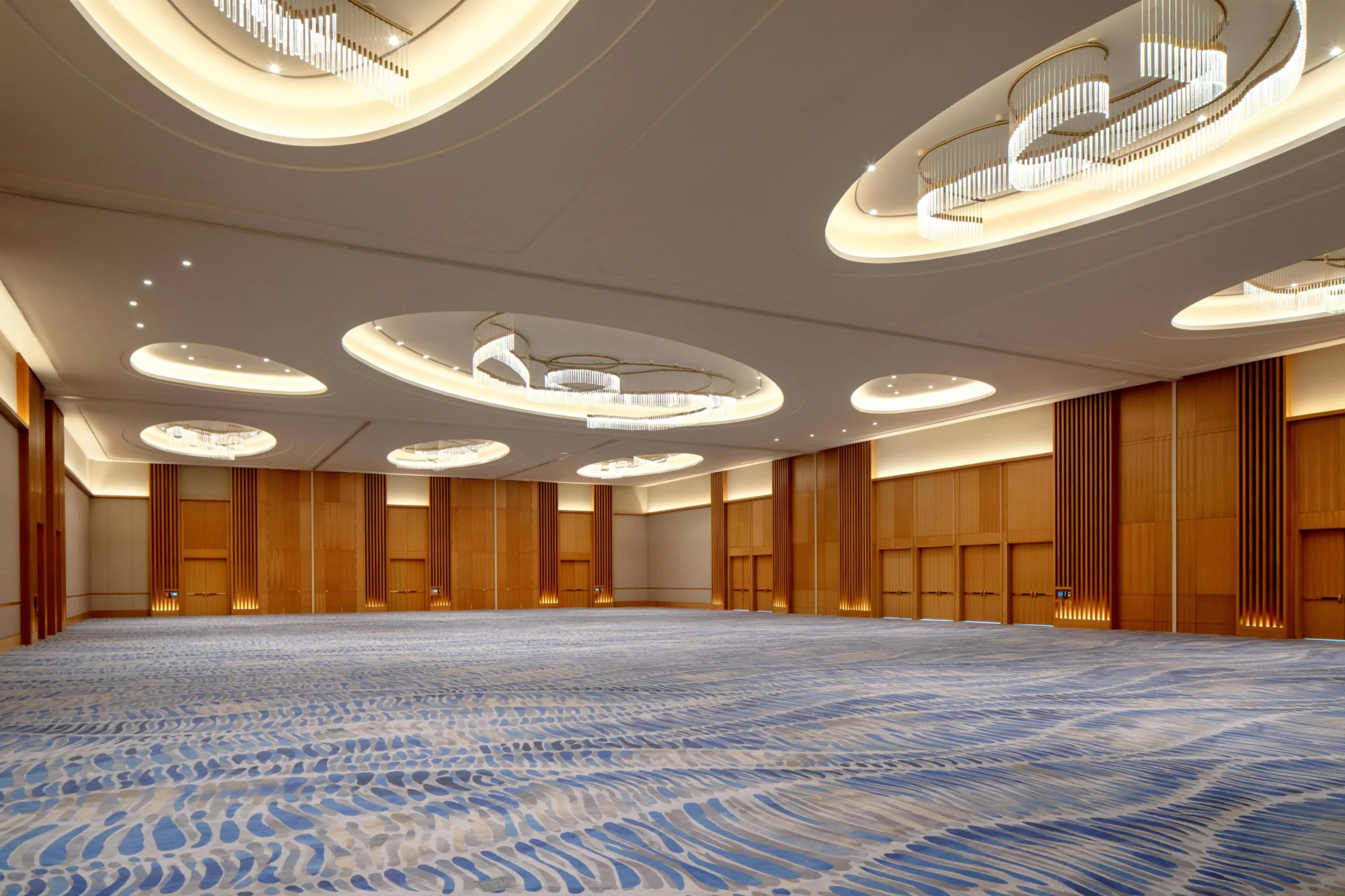 Spacious ballroom at Conrad Orlando, perfect Orlando wedding destination