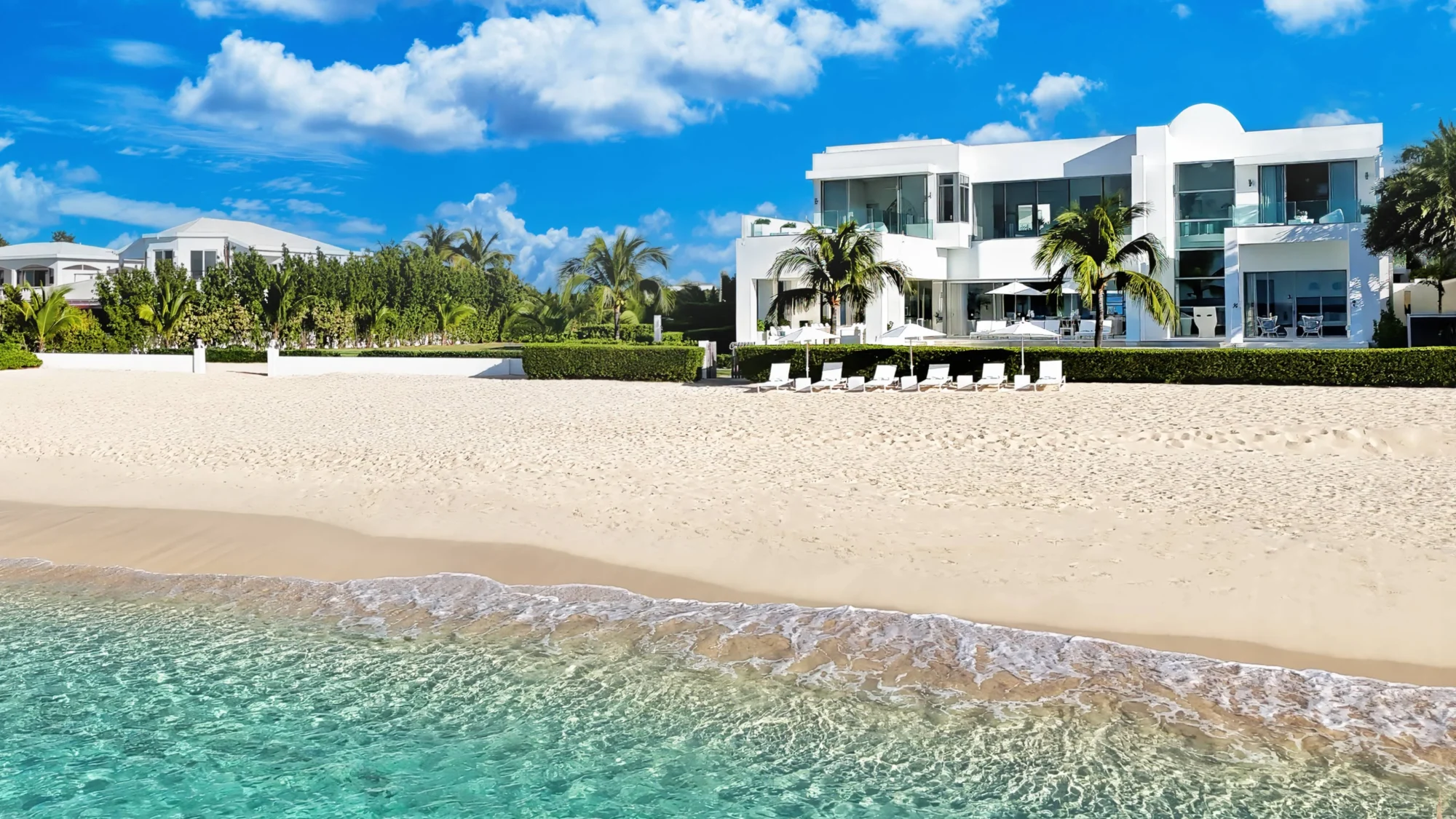 Luxury beachfront villa in Anguilla, perfect for a destination wedding.