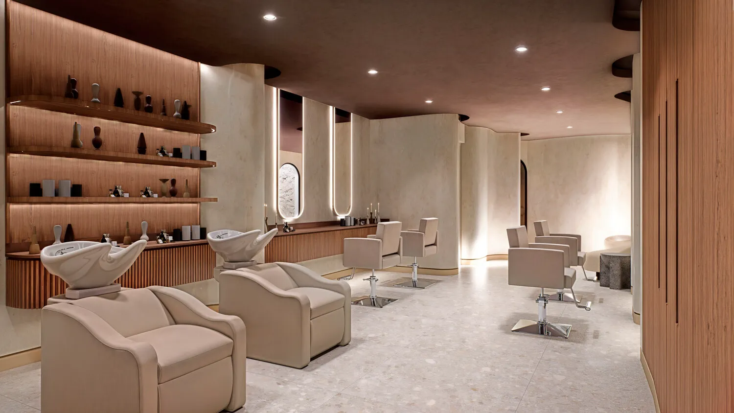 Luxurious hair salon at the Zemi Miches All-Inclusive Resort.