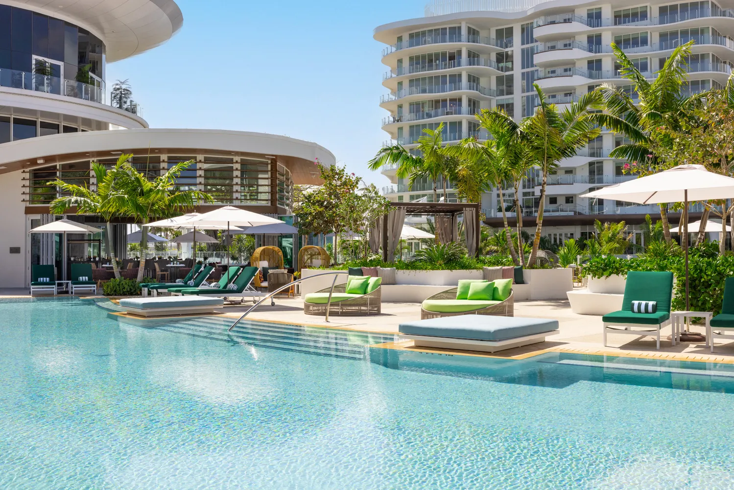 Luxurious poolside view at Pier Sixty-Six, a top Fort Lauderdale wedding venue