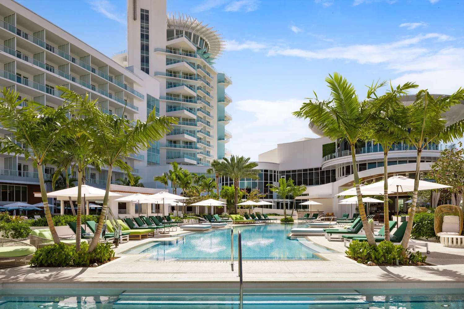 Luxury pool area at Pier Sixty-Six, Fort Lauderdale wedding venue