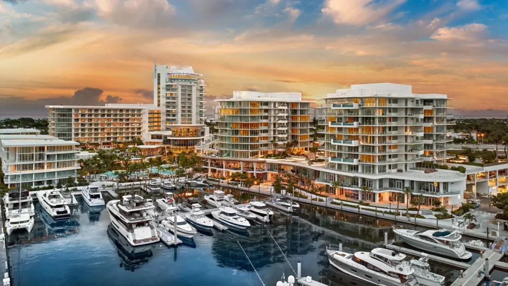 Luxury waterfront property at Pier Sixty-Six in Fort Lauderdale, a stunning wedding venue.
